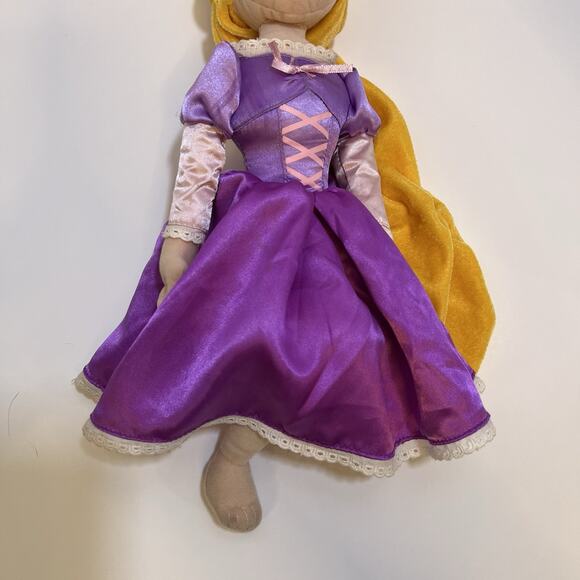 Disney‎ Rapunzel Plush Doll Purple Dress Long Hair Collectible Toy - Picture 5 of 7